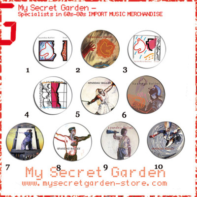 Spandau Ballet - True, Parade Pinback Button Badge Set ( or Hair Ties / 4.4 cm Badge / Magnet / Keychain Set )